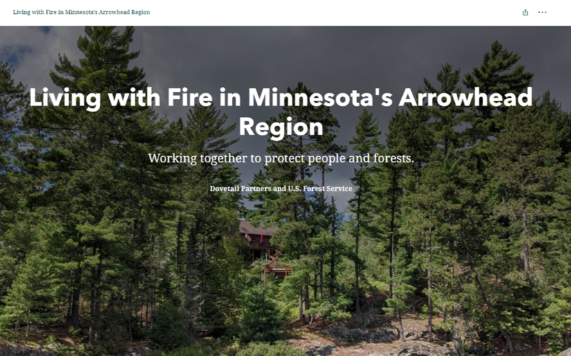 Interactive StoryMap explores the role, past and present, of prescribed fire in Minnesota’s Arrowhead Region